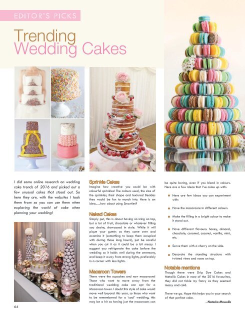 28th issue of BrideandGroom wedding magazine