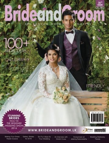 26th issue of BrideandGroom wedding magazine