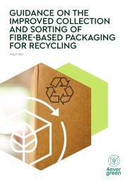 4evergreen’s Guidance on the Improved Collection and Sorting of Fibre-based Packaging for Recycling