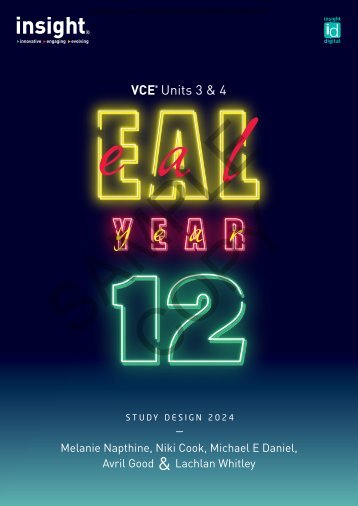 EAL Year 12 - Units 1 & 2 - Sample Copy