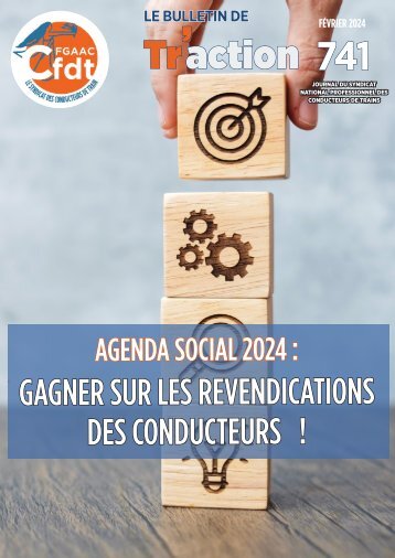 Le bulletin de traction FGAAC-CFDT 741 février 2024