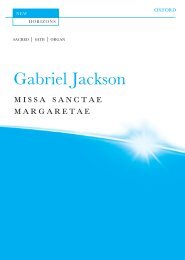 Gabriel Jackson Missa Sanctae Margaretae