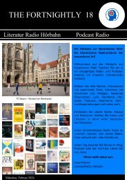 Newsletter 18 - Literaturradio Hörbahn