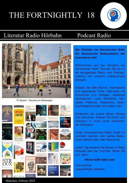 Newsletter 18 - Literaturradio Hörbahn