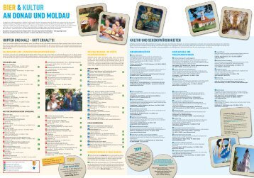 Bier und Kultur an Donau und Moldau