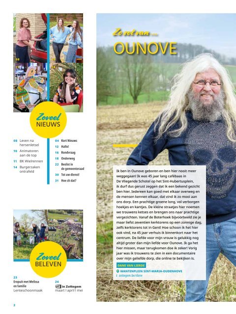 Stadsmagazine Zoveel Zottegem lente 2024