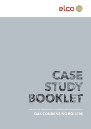 ELCO Case Study Booklet Condensing Gas Boilers
