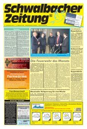 Schwalbacher Zeitung Ausgabe Kw 8-2024