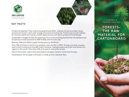 Pro Carton Fact File – Module 3 – Forests – The Raw Material for Cartonboard