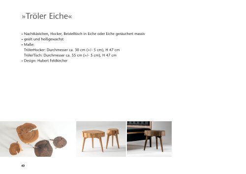 Betten von Hubert Feldkircher aus Zirbe und Weißtanne und vielen weiteren Holzarten