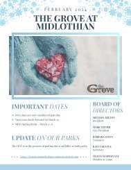 The Grove February 2024 Newsletter