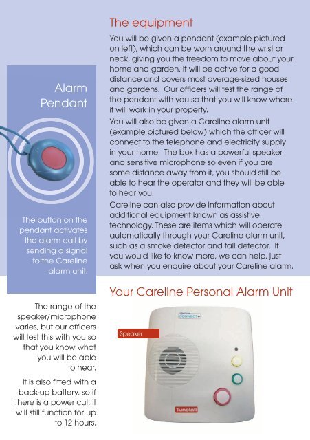 Personal Alarm - Borough Council of King's Lynn & West Norfolk