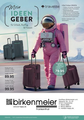Birkenmeier Lederwaren Frühjahr/Sommer