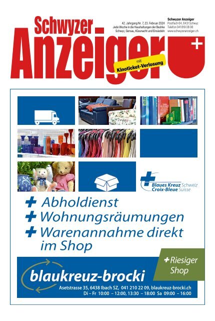 Schwyzer Anzeiger – Woche 8 – 23. Februar 2024