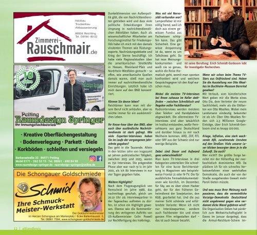 altlandkreis - Das Magazin für den westlichen Pfaffenwinkel Ausgabe März-April 2024
