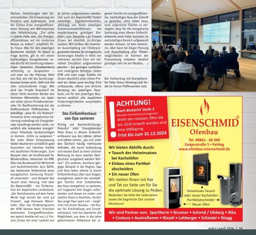 altlandkreis - Das Magazin für den westlichen Pfaffenwinkel Ausgabe März-April 2024