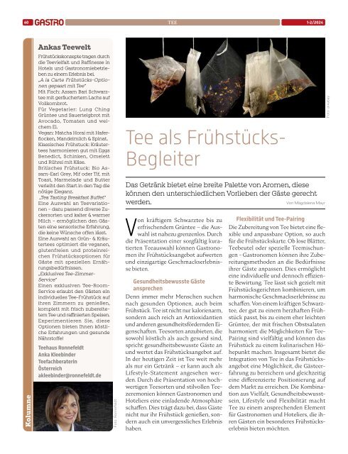 GASTRO das Fachmagazin 1-2/24