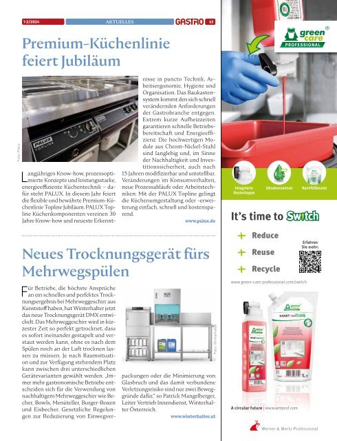 GASTRO das Fachmagazin 1-2/24