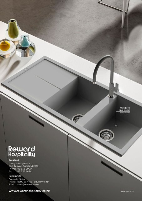 NZ Sink & Tap | Composite & Colour Collection