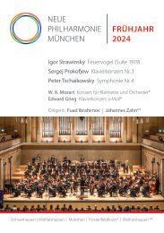 Neue Philharmonie München Spring 2024