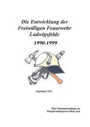 Chronik  FF Ludwigsfelde 1990-1999