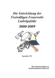 Chronik  FF Ludwigsfelde 2000-2009