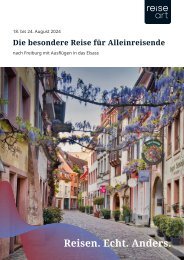 Die besondere Reise für Alleinreisende nach Freiburg 2024