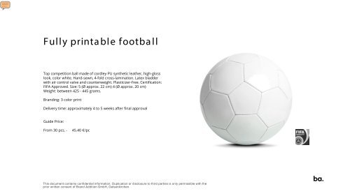 Brand Addition - Football Products 2024