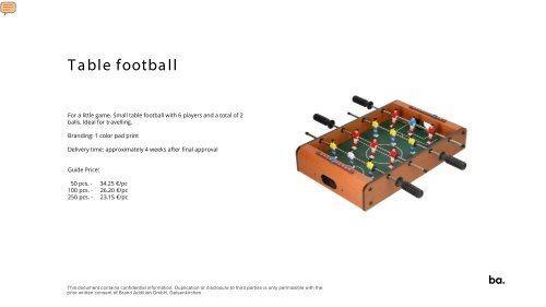 Brand Addition - Football Products 2024