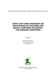joint east west research on trafficking in children for sexual purposes ...