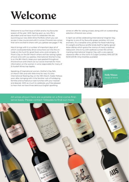SAFG - Wine Brochure - March/April