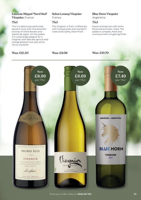 SAFG - Wine Brochure - March/April
