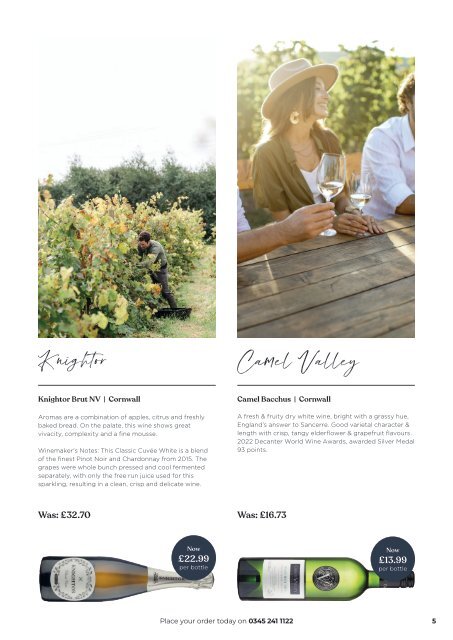 SAFG - Wine Brochure - March/April