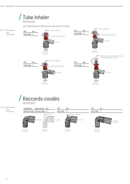 636KAT005F Accessoires pour l&#039;anesthésie &amp; soins intensifs