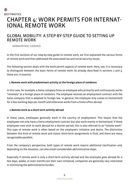 CONVINUS Global Mobility Alert - Week 8.2024