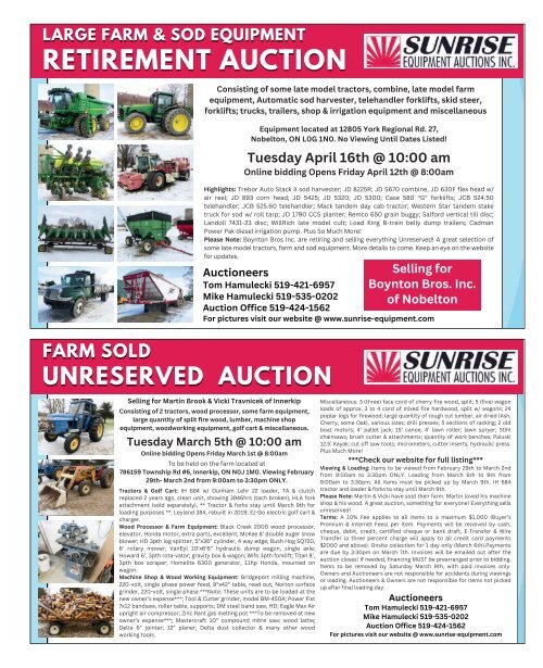 Woodbridge Advertiser/AuctionsOntario.ca - 2024-02-22
