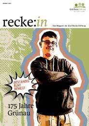 recke:in - Das Magazin der Graf Recke Stiftung Ausgabe 1/2024