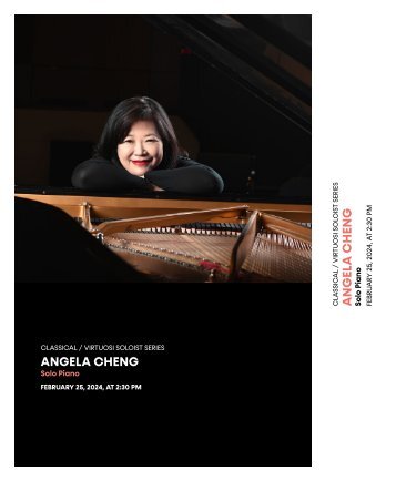 Angela Cheng, piano | February 25, 2024 | House Program