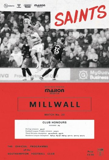 Southampton vs Millwall