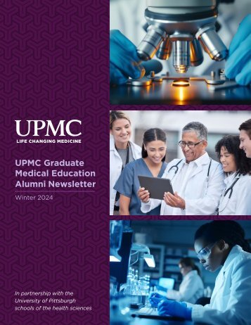 UPMC-GME Newsletter Winter 2024