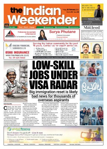 The Indian Weekender, 23 February 2024