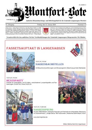 22.02.2024 Montfort-Bote