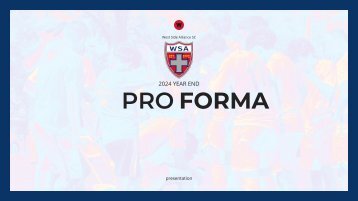 Edited Copy of  WSA PRO FORMA 24