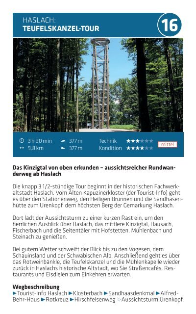 Kinzigtäler Wandertipps