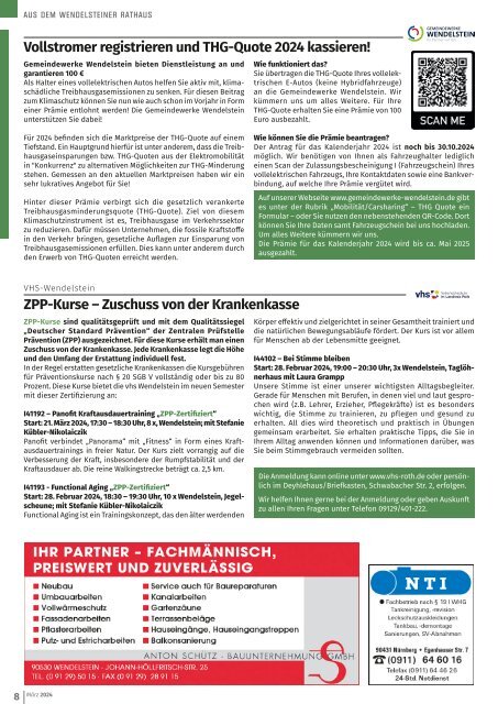 Mitteilungsblatt Wendelstein+Schwanstetten - März 2024