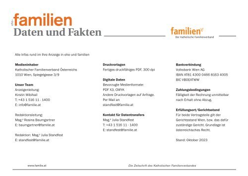 Mediadaten Ehe und Familien 2024