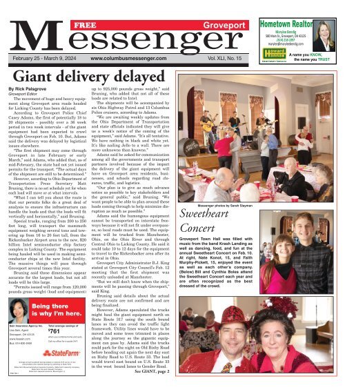 Groveport Messenger - February 25th, 2024