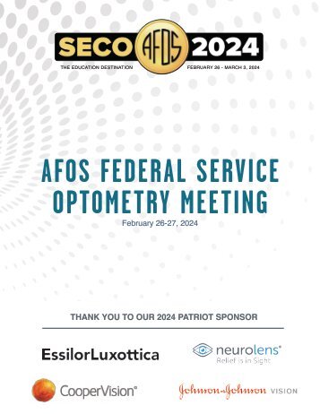 AFOS-SECO Virtual Program 2024