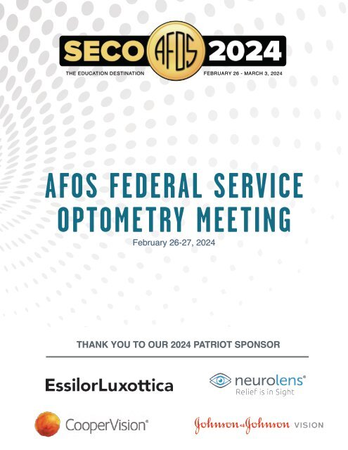 AFOS-SECO Virtual Program 2024