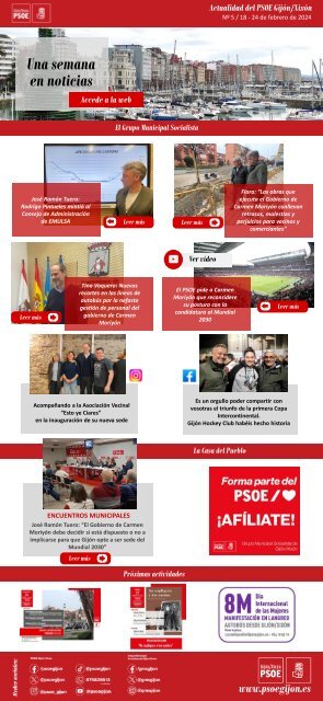 Revista informativa Nº 5 “Socialistas de Gijón”